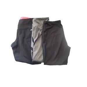 Lot of 3 Leggings size XS Yoga Pants, various lengths, Gym, Exercise EUC